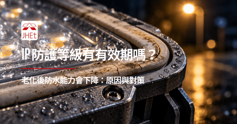 燈具IP防護等級老化密封圈失效防水壽命