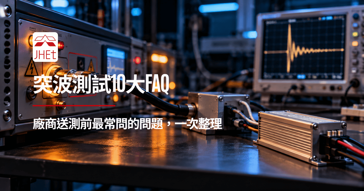 突波抗擾度測試廠商常見問題FAQ整理