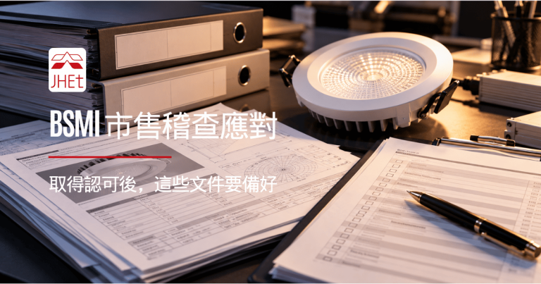 BSMI市售稽查燈具商品驗證合規管理
